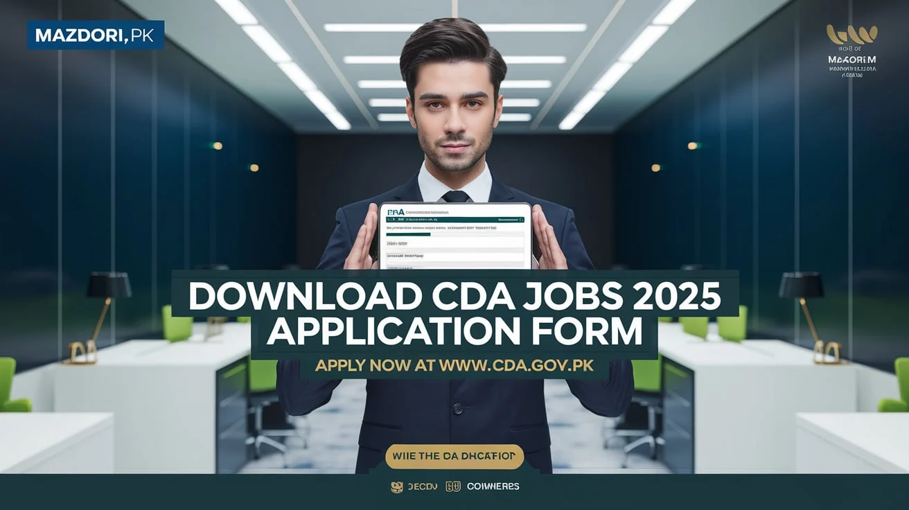 Download CDA Jobs 2025 Application Form | Apply Now At Www.cda.gov.pk